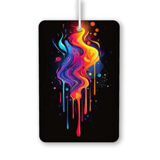 Colorful Drip Design Air Freshener