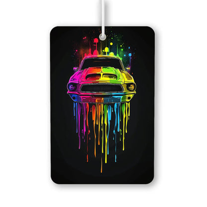 Colorful Dripping Car Art Air Freshener