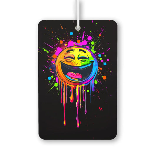 Colorful Dripping Emoji Air Freshener