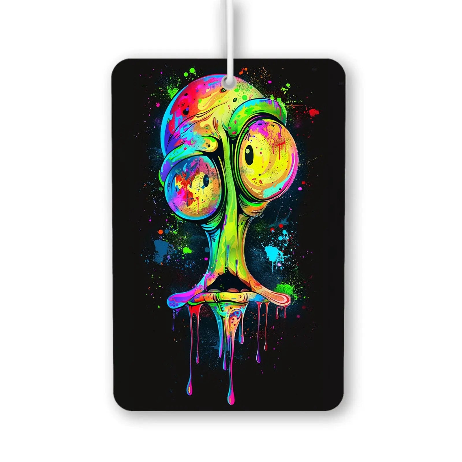 Colorful Dripping Face Air Freshener