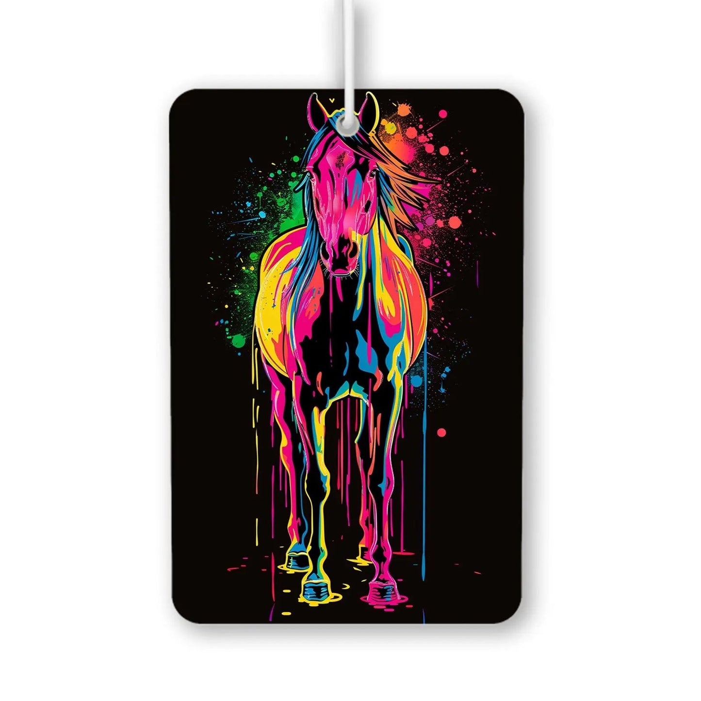 Colorful Dripping Horse Air Freshener