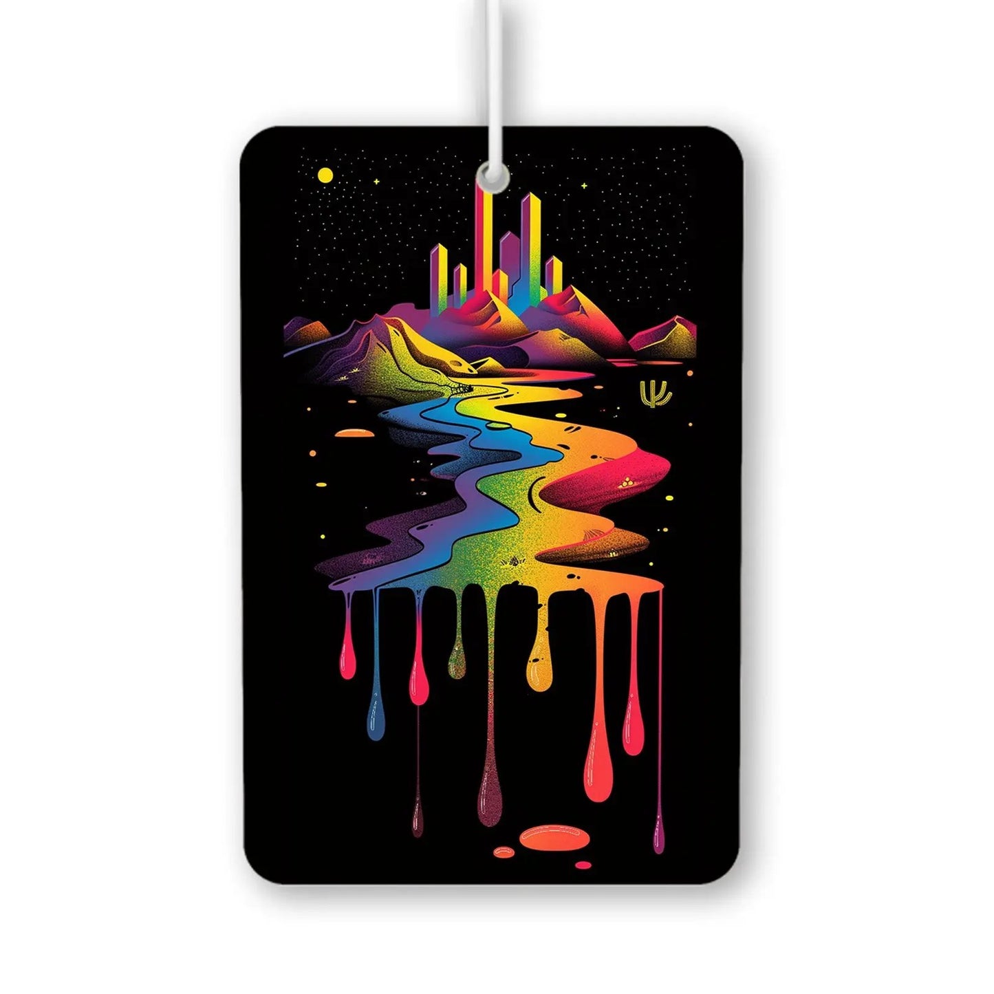Colorful Dripping Landscape Air Freshener