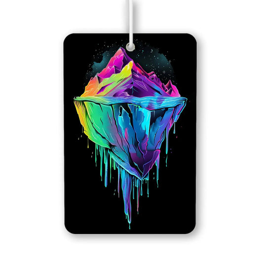 Colorful Dripping Mountain Air Freshener