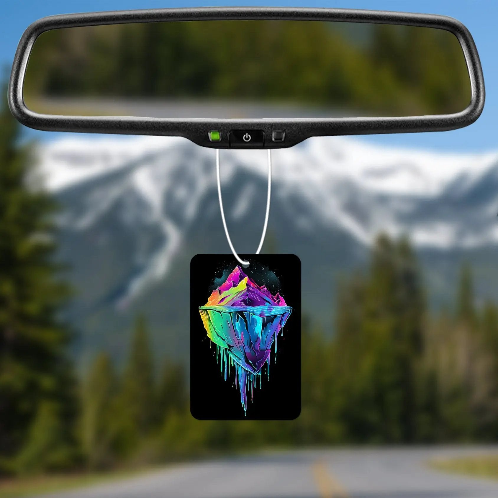 Colorful Dripping Mountain Air Freshener