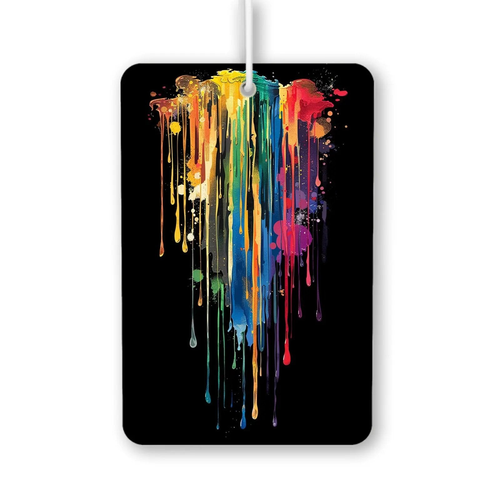 Colorful Dripping Paint Art Air Freshener Instafreshener - API