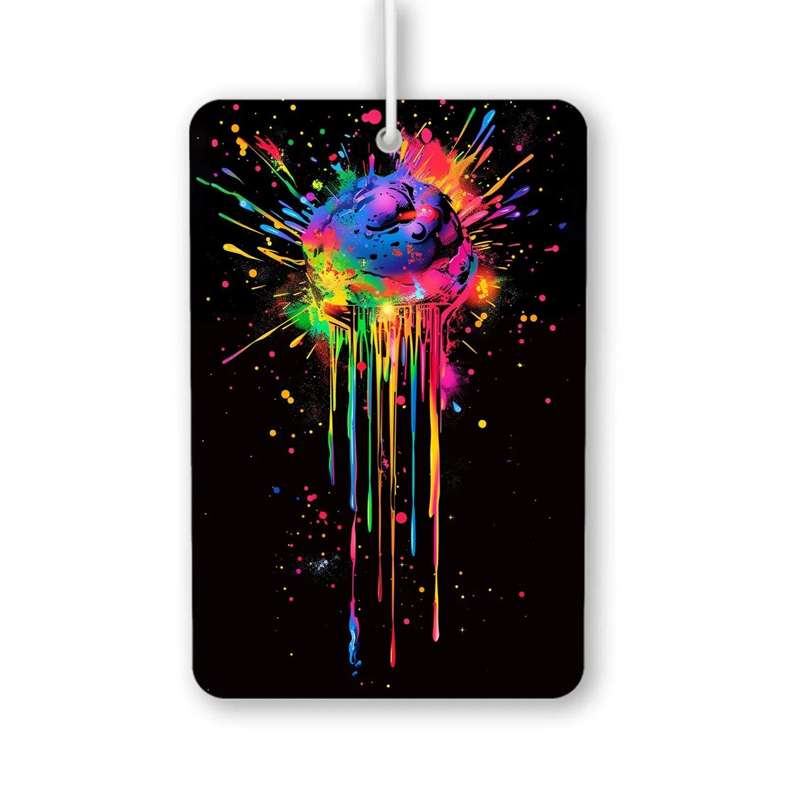 Colorful Dripping Paint Splash Air Freshener