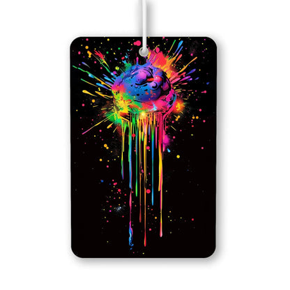 Colorful Dripping Paint Splash Air Freshener