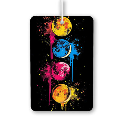 Colorful Dripping Planets Air Freshener