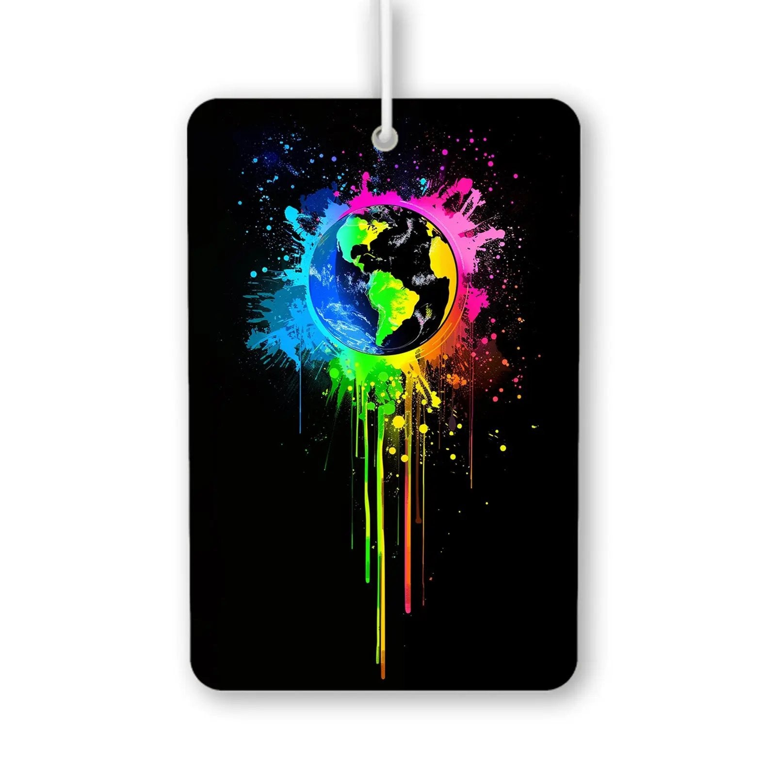 Colorful Earth Splash Air Freshener