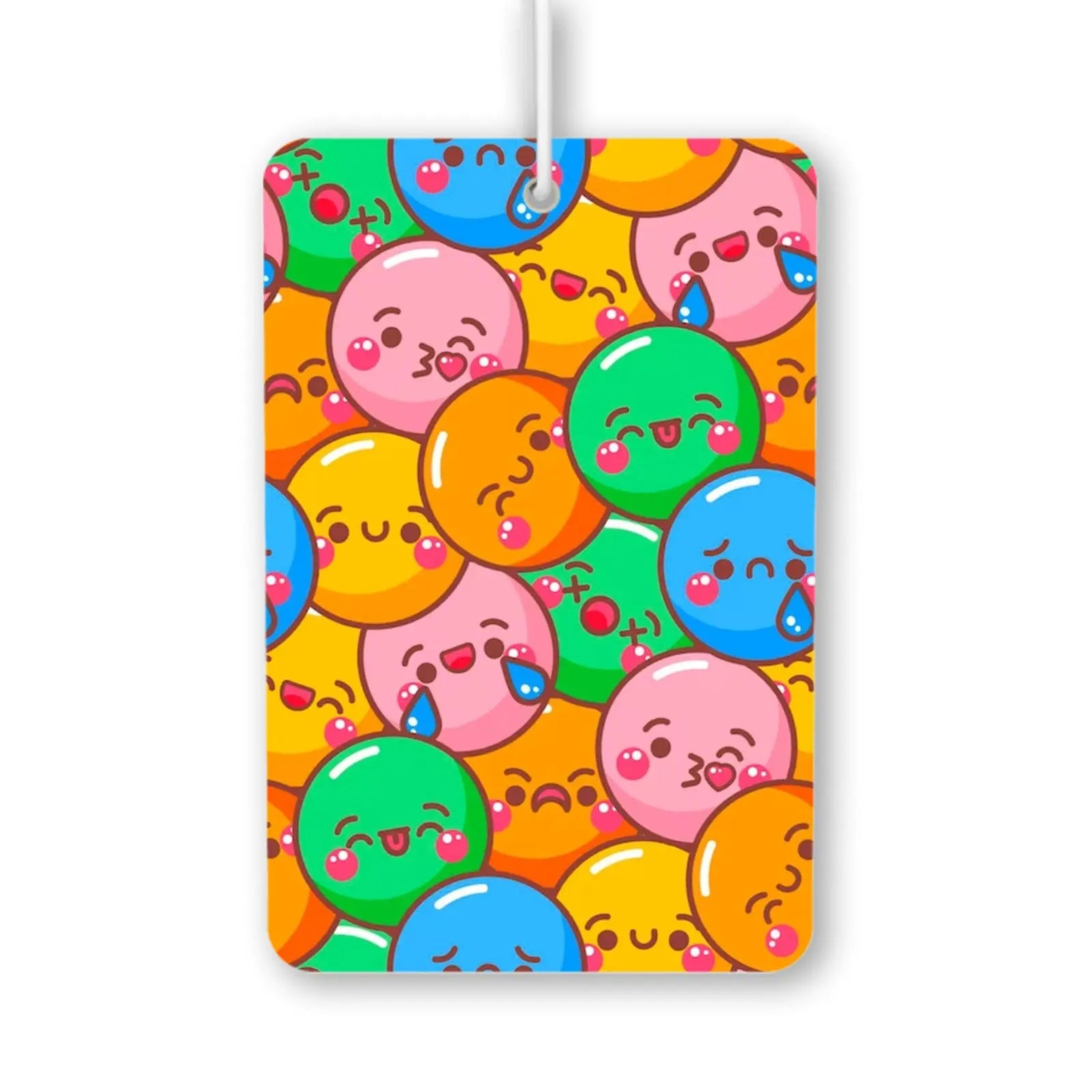 Colorful Emoji Faces Air Freshener