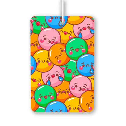 Colorful Emoji Faces Air Freshener