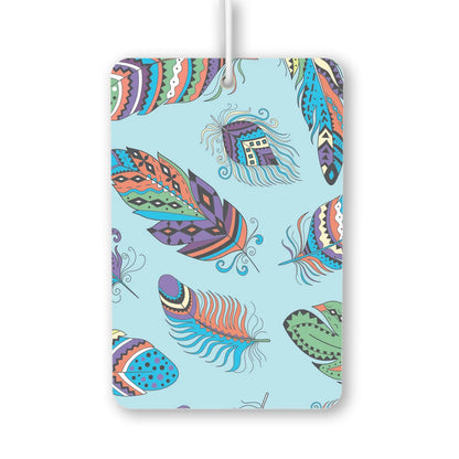 Colorful Feather Pattern Air Freshener