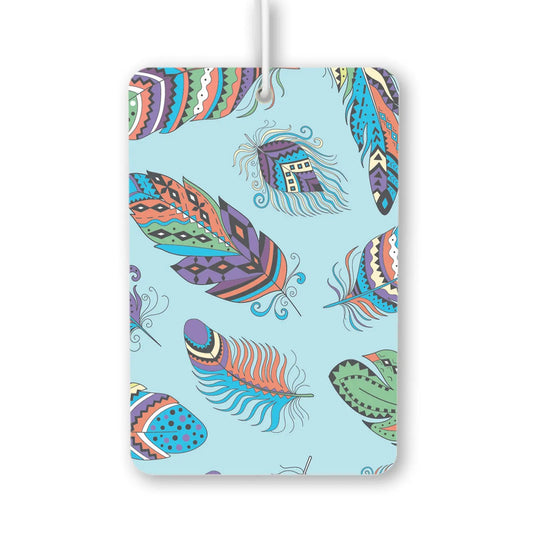 Colorful Feather Pattern Air Freshener