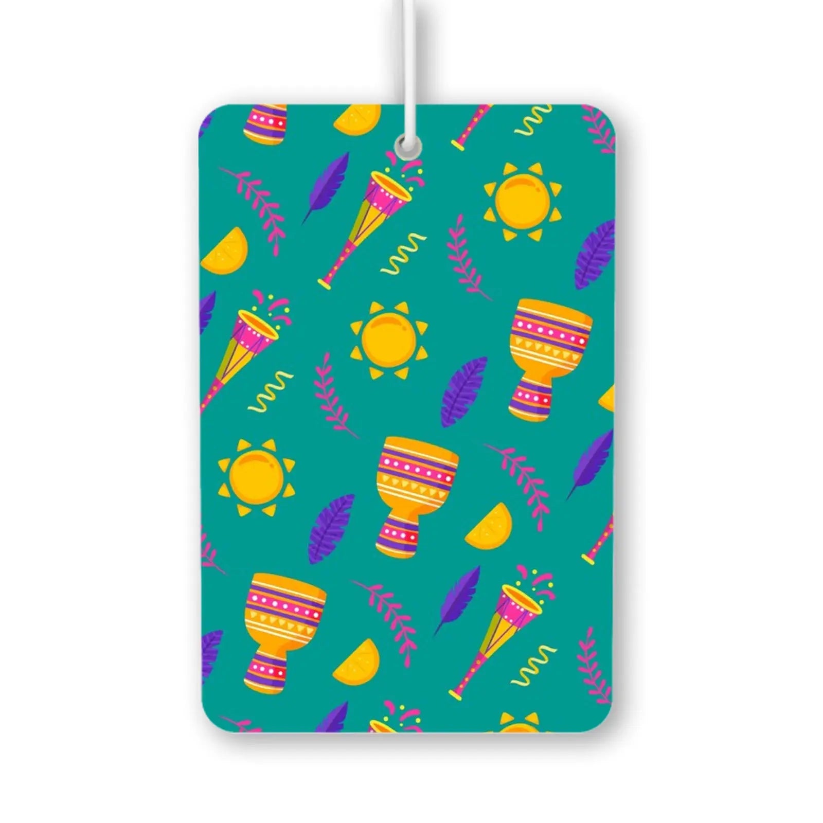 Colorful Fiesta Pattern Air Freshener