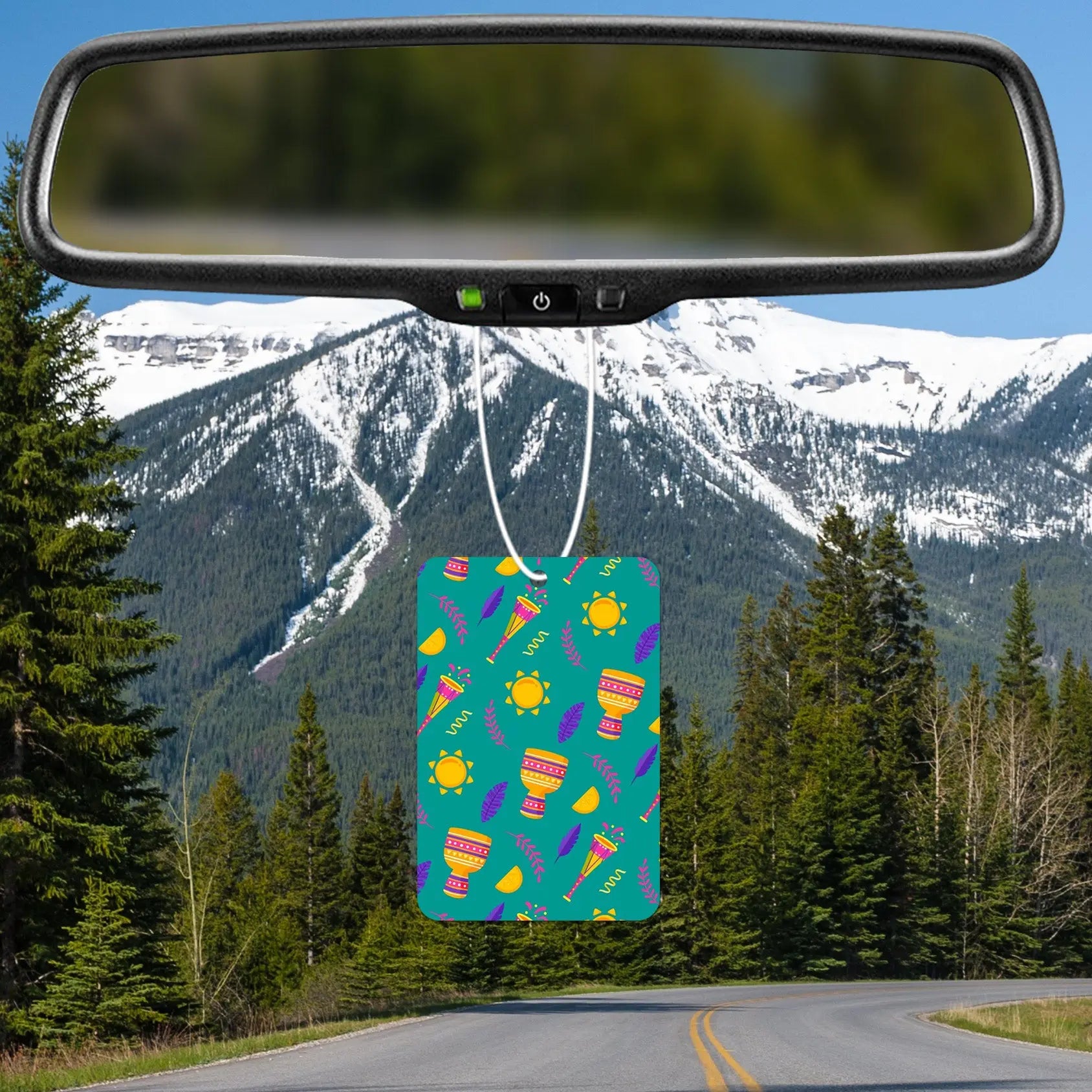 Colorful Fiesta Pattern Air Freshener