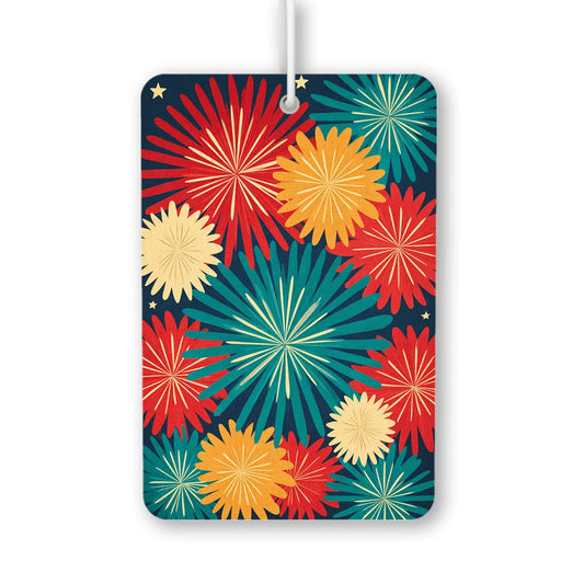 Colorful Floral Burst Air Freshener