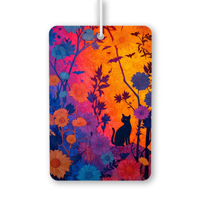 Colorful Floral Cat Air Freshener