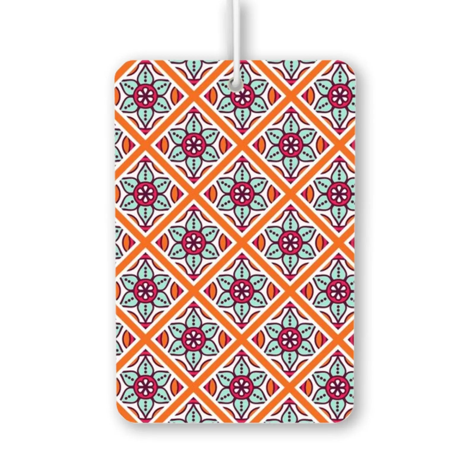 Colorful Floral Pattern Air Freshener