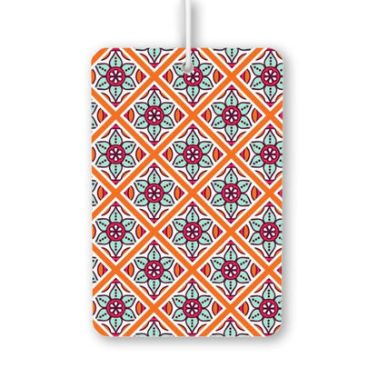 Colorful Floral Pattern Air Freshener