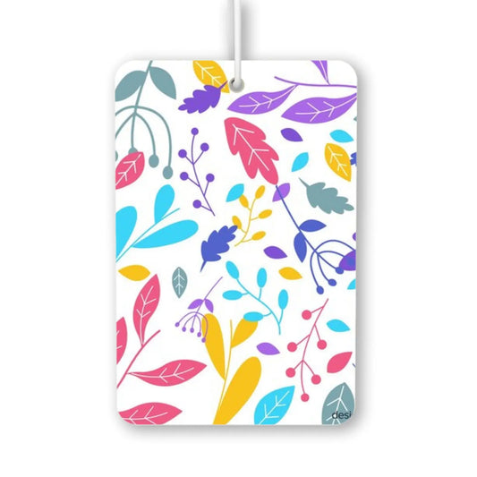 Colorful Floral Pattern Air Freshener