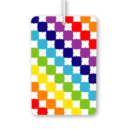 Colorful Floral Pattern Air Freshener
