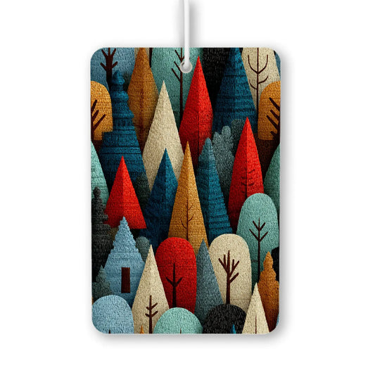 Colorful Forest Landscape Air Freshener