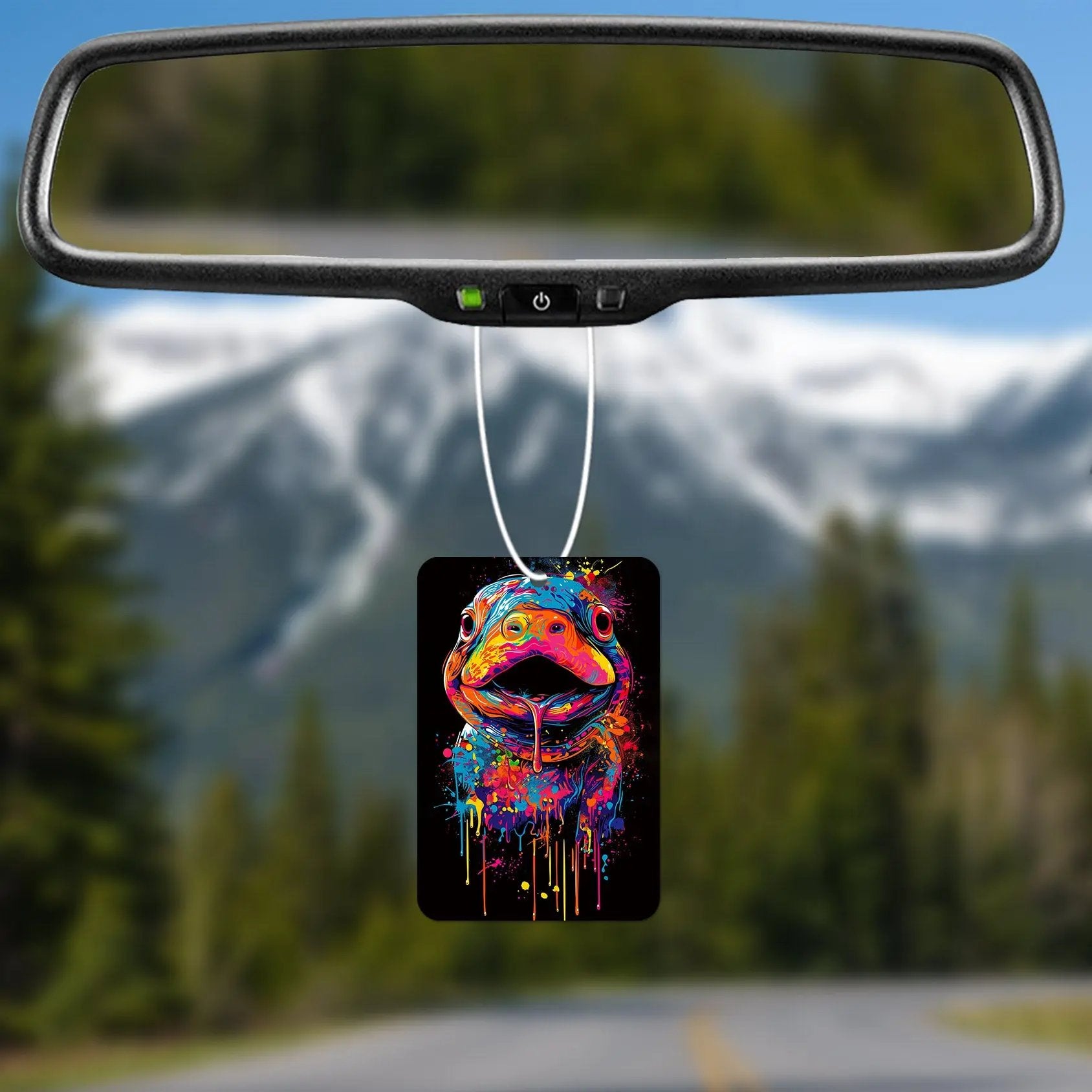 Colorful Frog Art Air Freshener