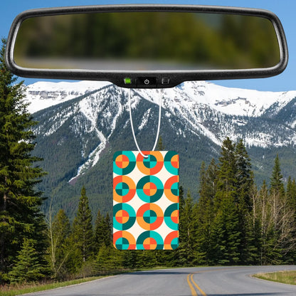 Colorful Geometric Pattern Air Freshener