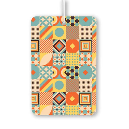 Colorful Geometric Pattern Air Freshener