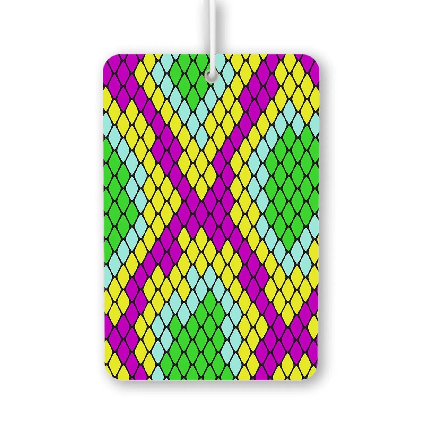 Colorful Geometric Pattern Air Freshener