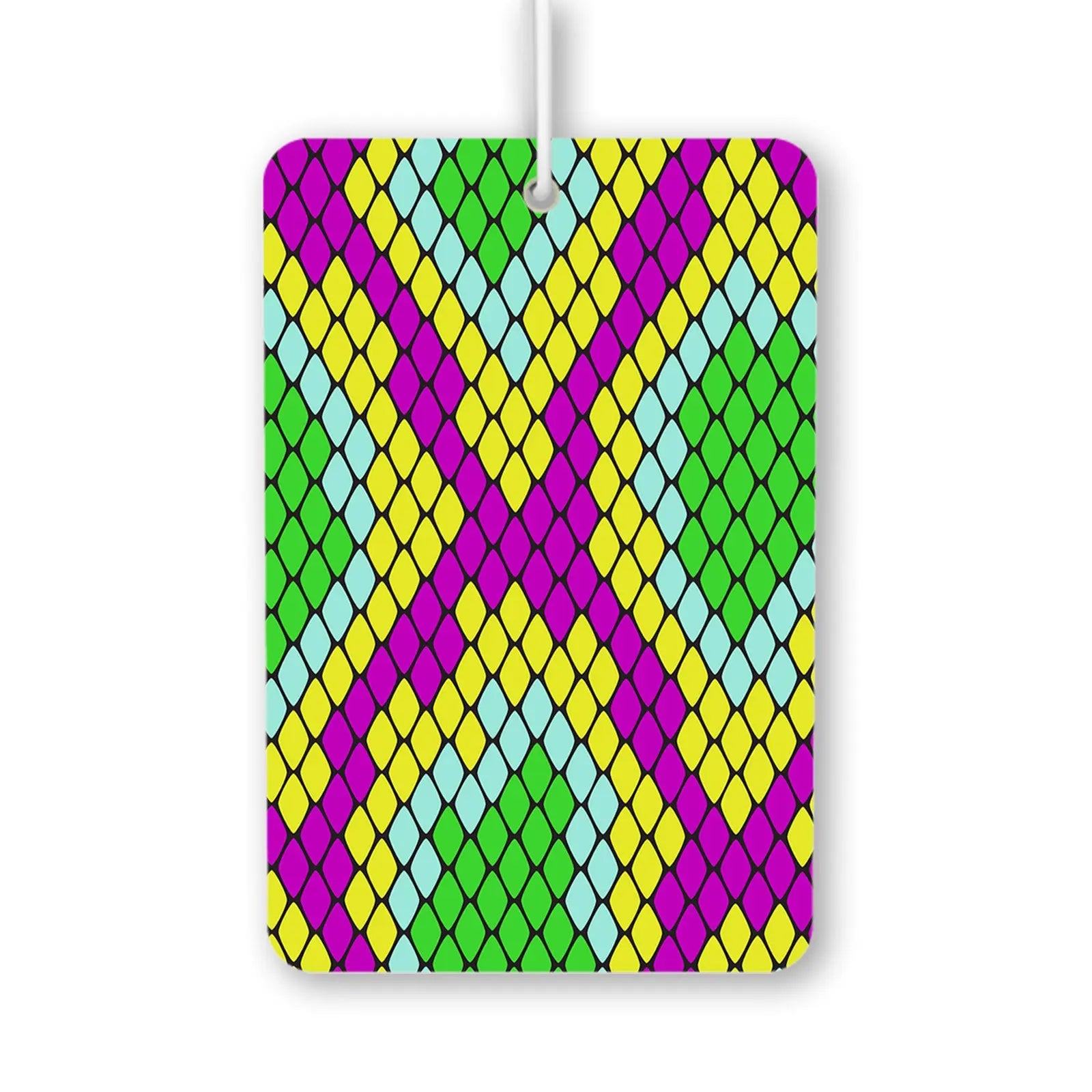 Colorful Geometric Pattern Air Freshener