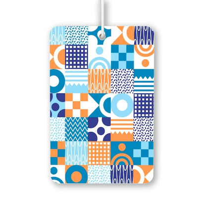 Colorful Geometric Pattern Air Freshener