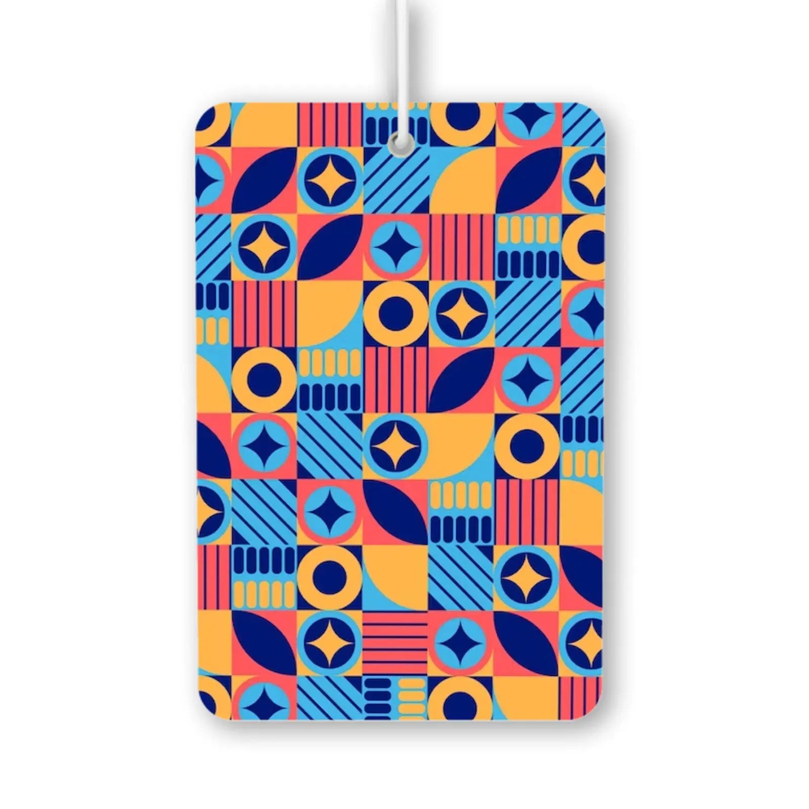Colorful Geometric Pattern Air Freshener