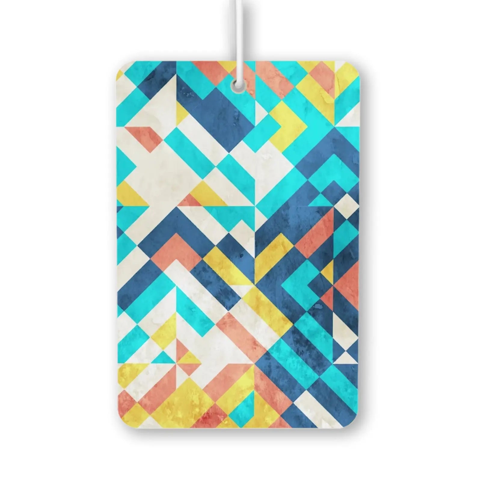 Colorful Geometric Pattern Air Freshener