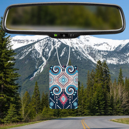 Colorful Geometric Pattern Air Freshener