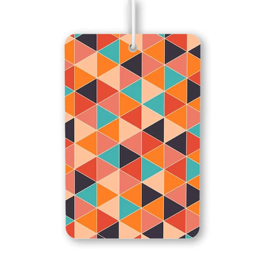 Colorful Geometric Pattern Air Freshener