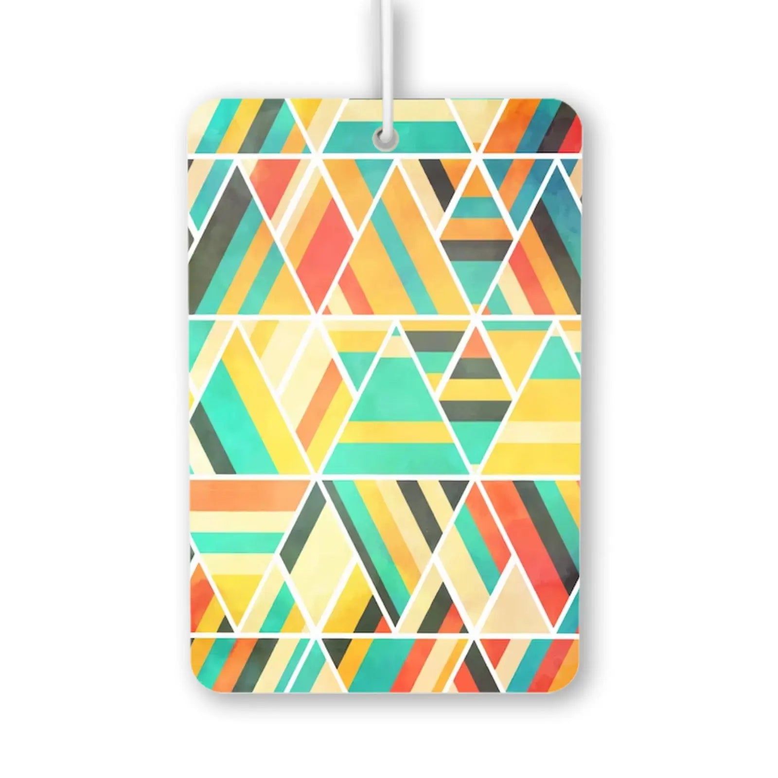 Colorful Geometric Triangle Air Freshener