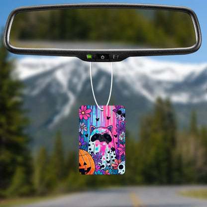 Colorful Ghost Cat Air Freshener