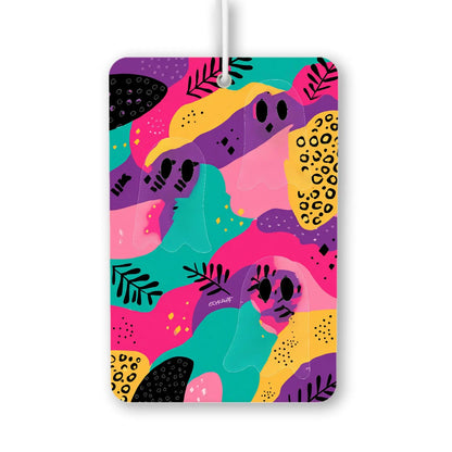 Colorful Ghosts Pattern Air Freshener