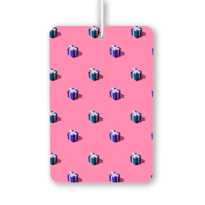 Colorful Gift Boxes Pattern Air Freshener