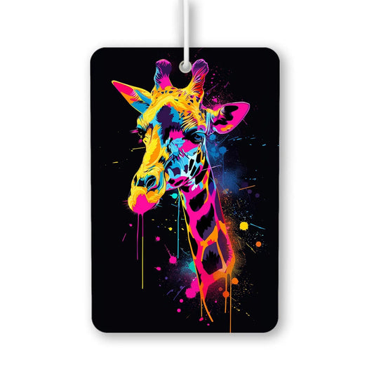 Colorful Giraffe Art Print Air Freshener