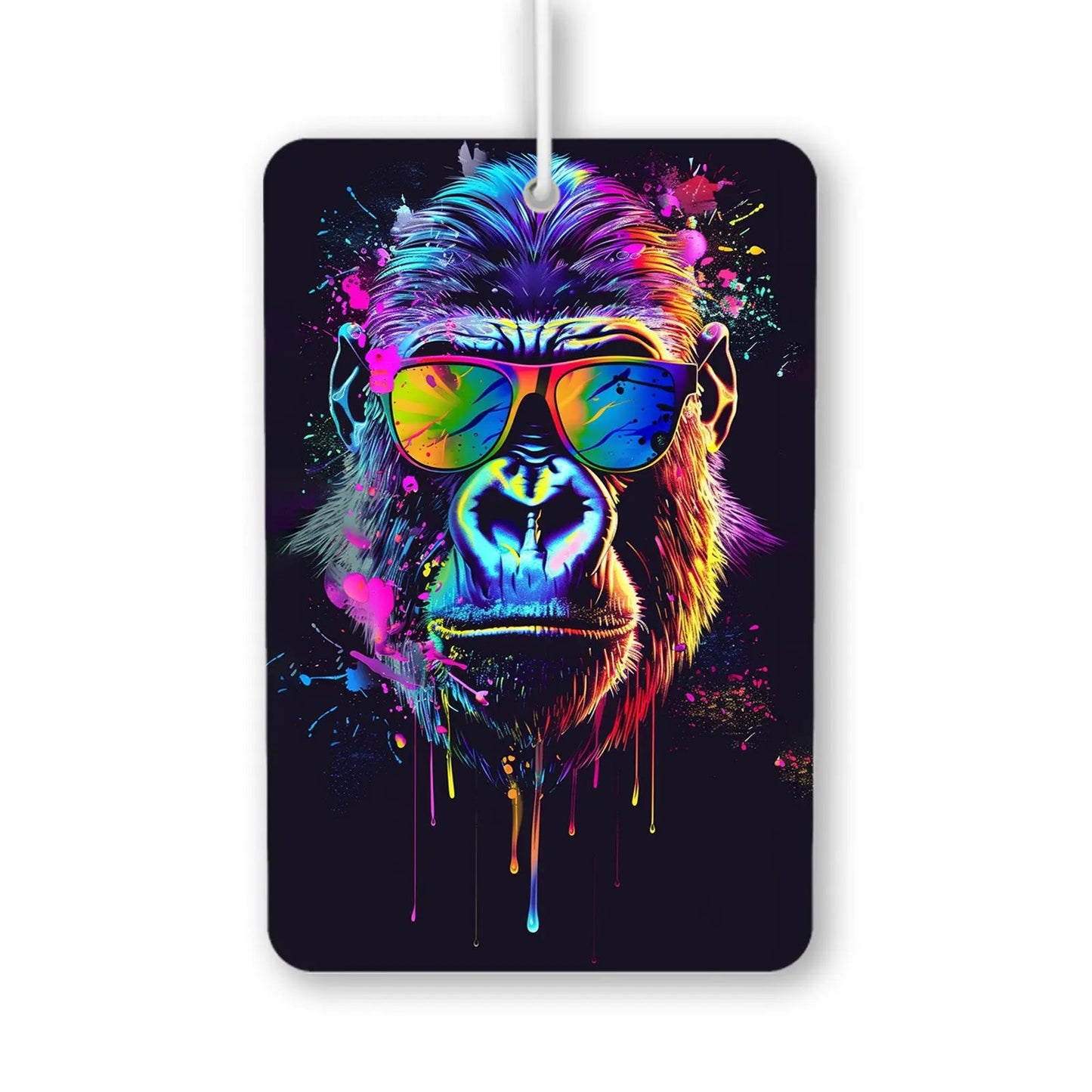 Colorful Gorilla Air Freshener