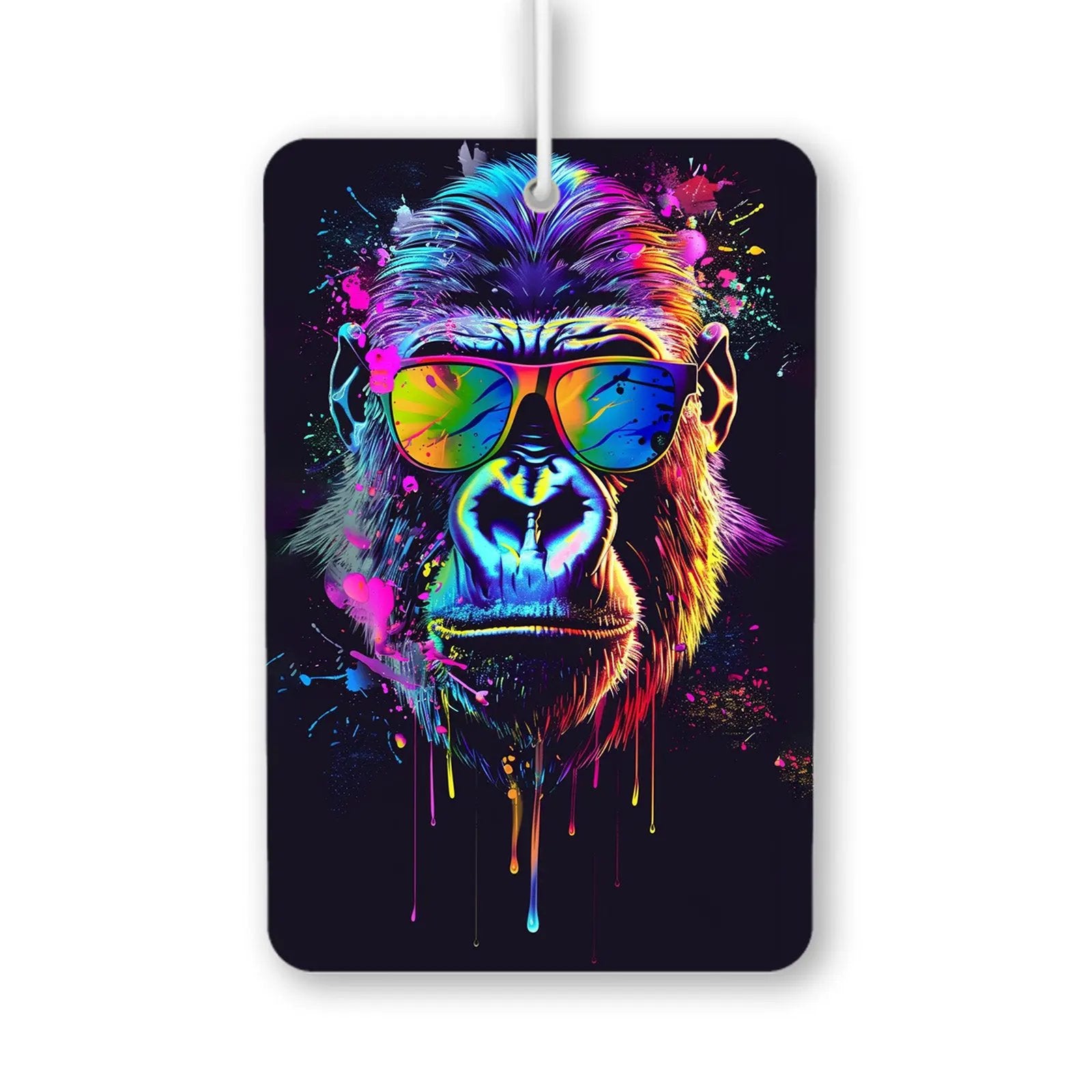 Colorful Gorilla Air Freshener