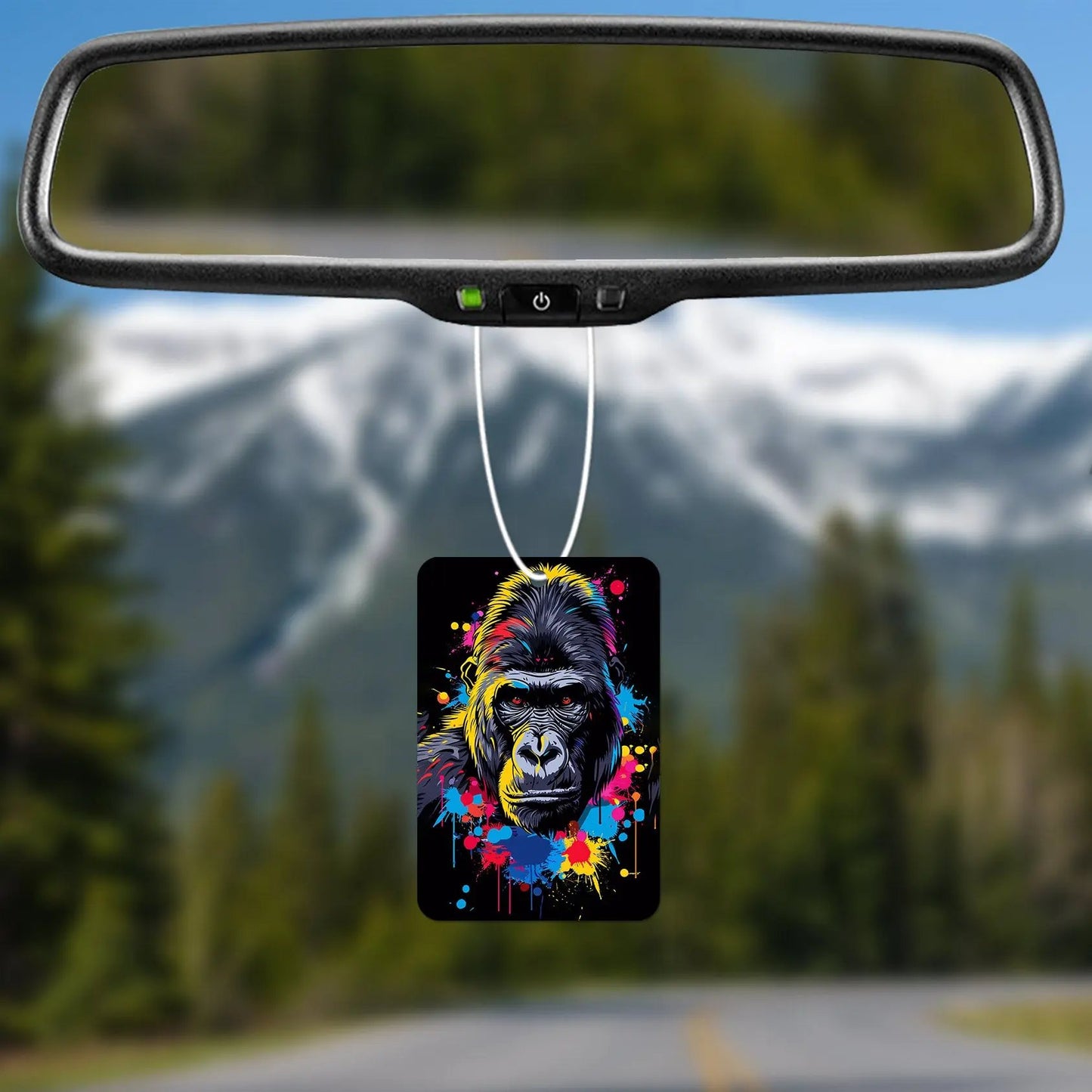 Colorful Gorilla Art Air Freshener