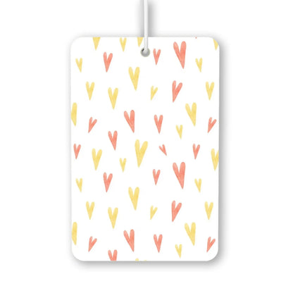 Colorful Hearts Pattern Air Freshener
