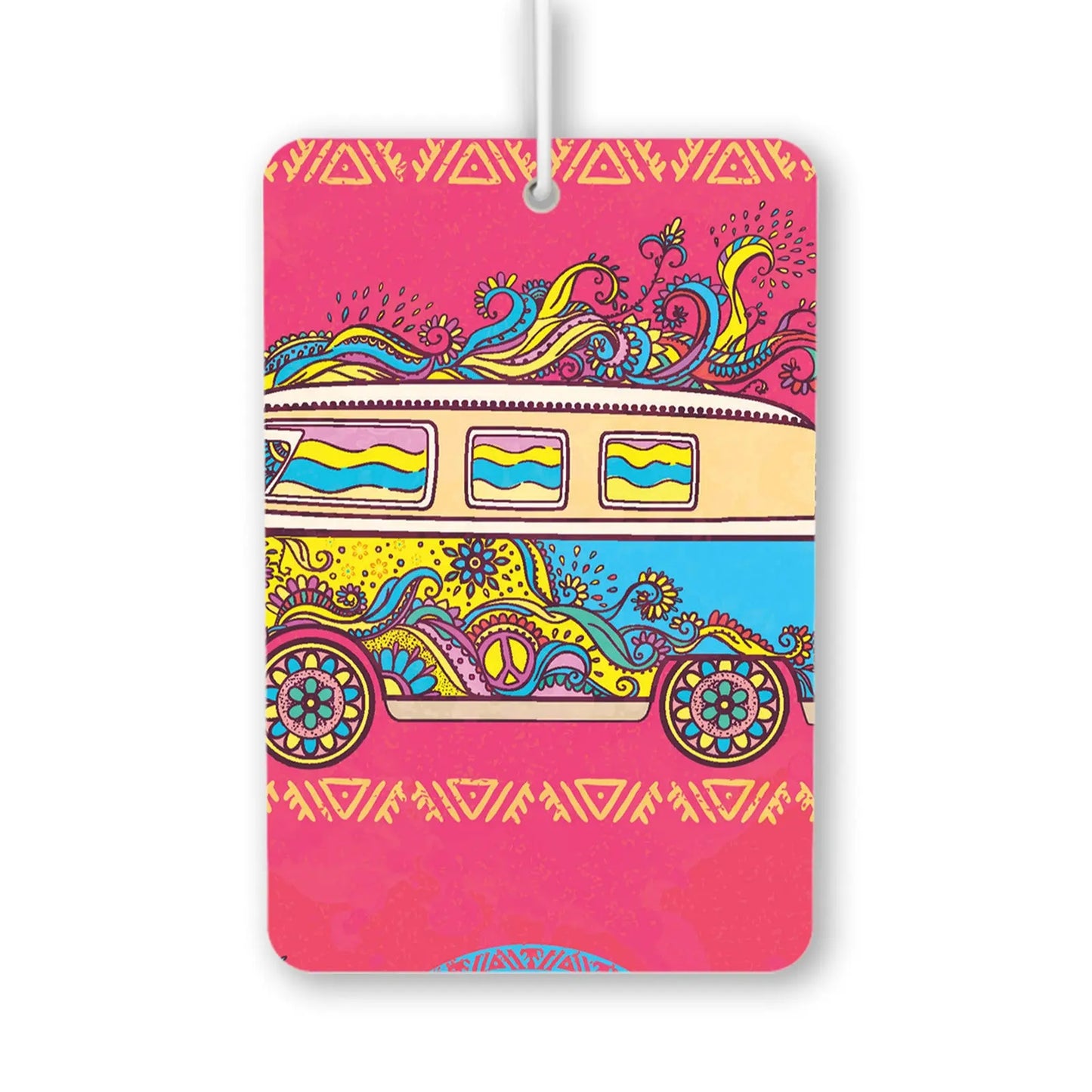 Colorful Hippie Van Air Freshener