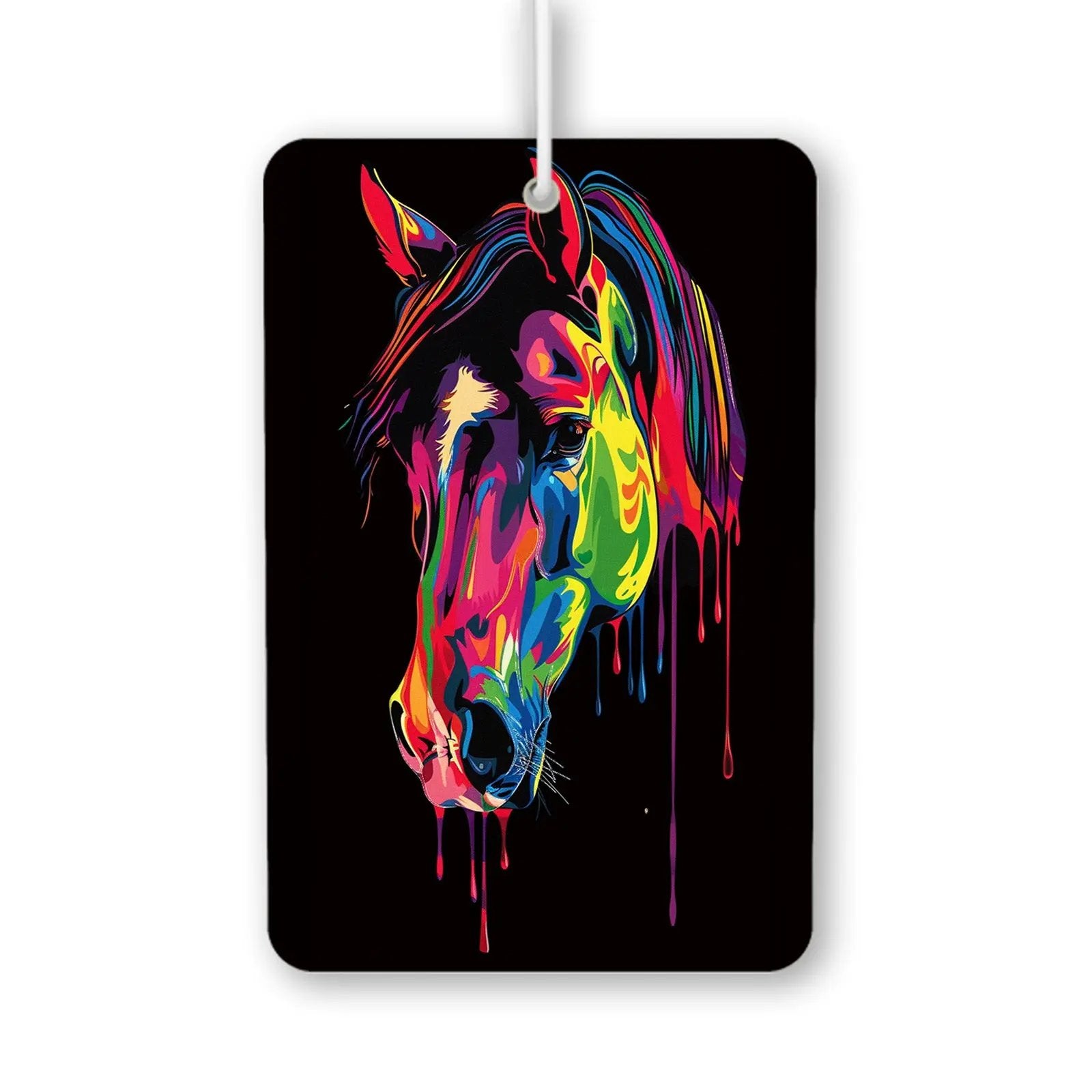 Colorful Horse Head Art Air Freshener