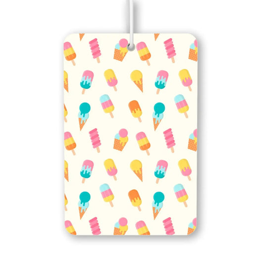Colorful Ice Cream Pattern Air Freshener