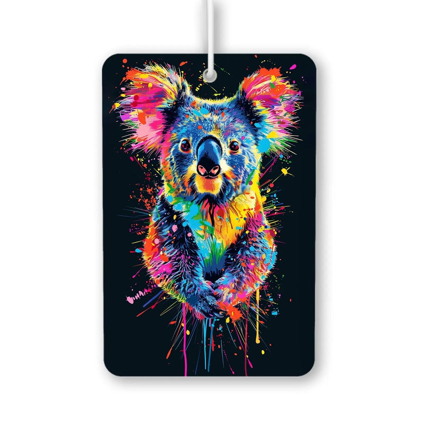Colorful Koala Art Air Freshener