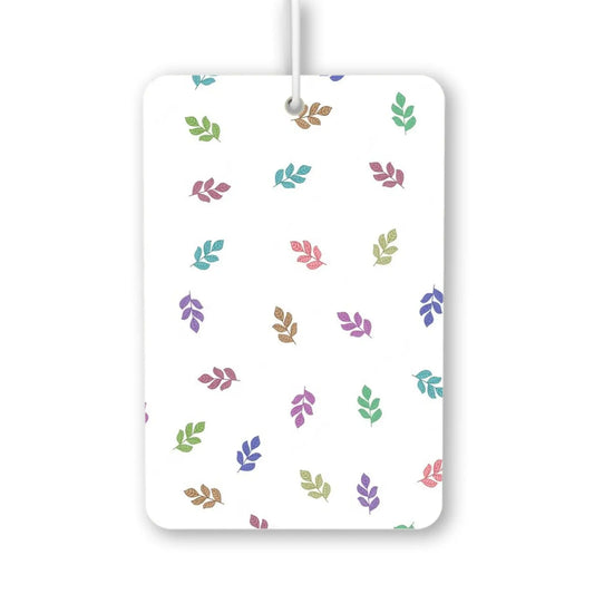 Colorful Leaf Pattern Air Freshener